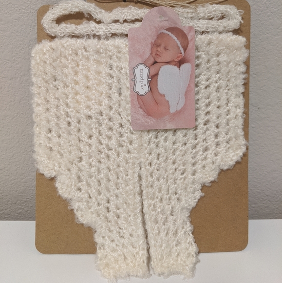 NEW Mud Pie Crocheted Angel Baby Costume - Picture 5 of 7